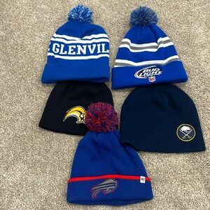 Lot of 5 winter hats